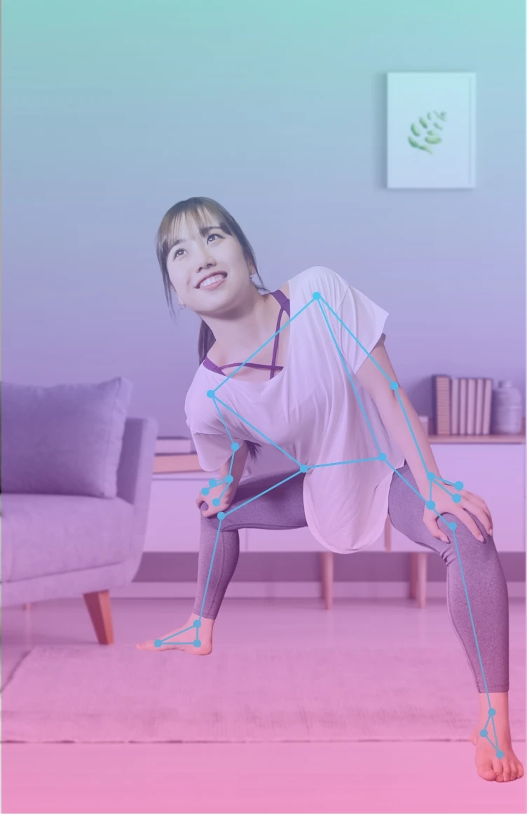 自宅をフィットネス空間に「ODOLL」 AIで骨格検出・多彩なエフェクトで楽しく続けることができるトレーニングアプリ